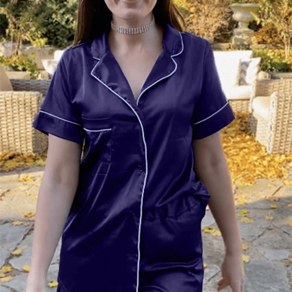 HUMAN PAJAMAS IN Blue  color S